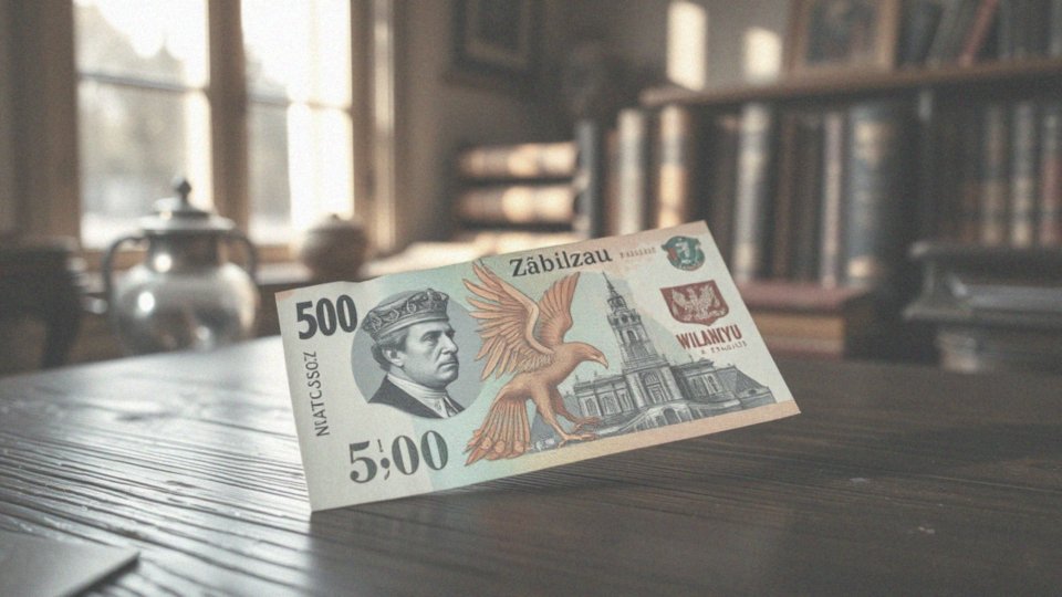 Co przedstawia banknot 500 zł?