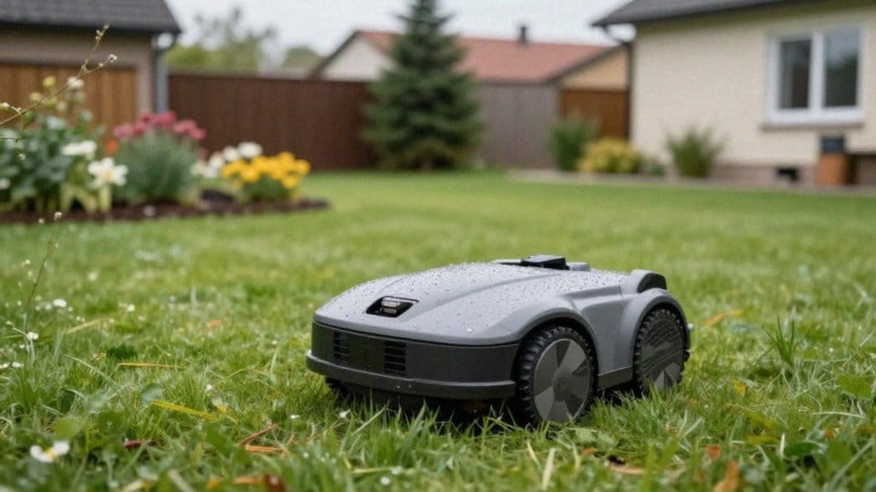 Jak roboty koszące radzą sobie z mokrą trawą?