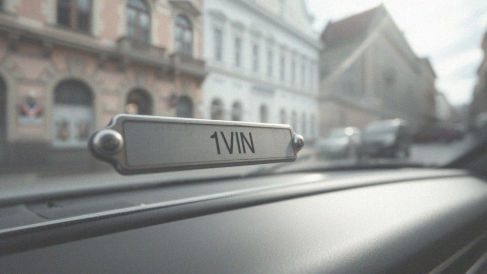 Jak numer VIN zawiera informacje o kodzie lakieru?