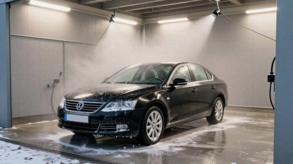 Jak bezpiecznie myć auto w mrozie?