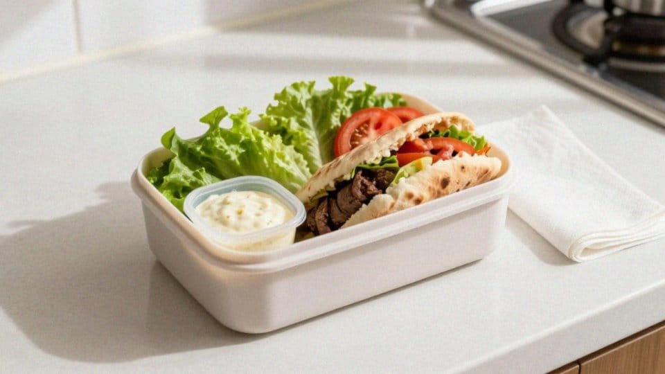 Czy kebab w chlebie nadaje się na lunchbox?
