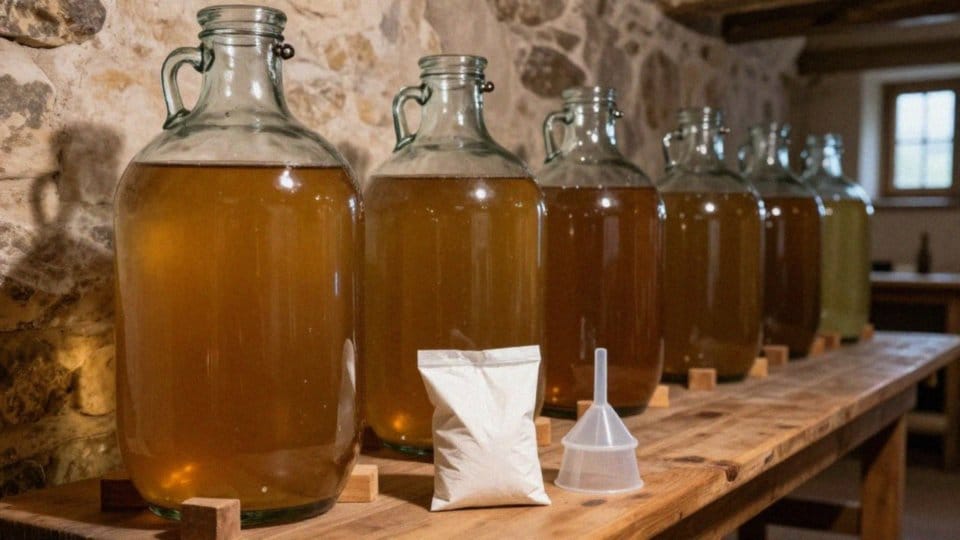 Jak wykonać klarowanie i stabilizację wina?