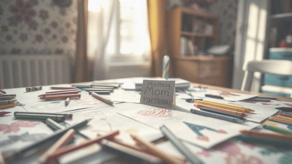 W jaki sposób rysowanie może pomóc dzieciom wyrazić uczucia dla mamy?