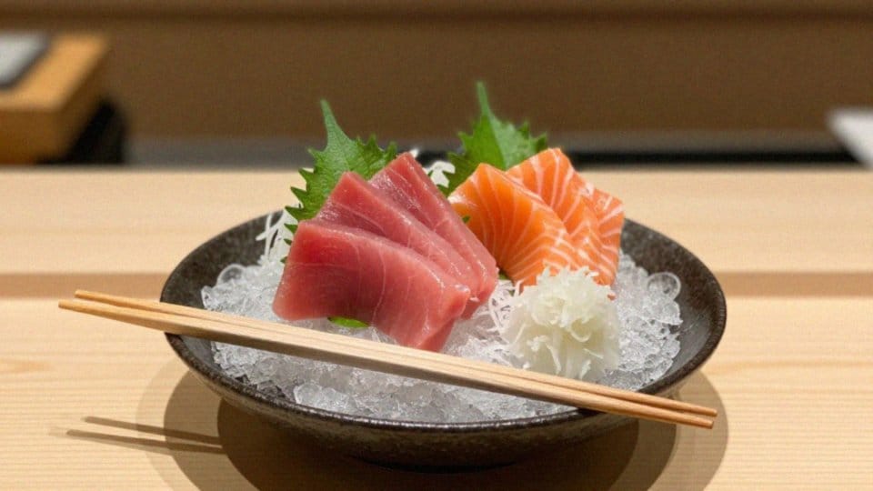 Czy sashimi trzeba zawsze jeść pałeczkami?