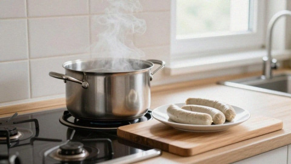 W jakiej temperaturze i jak długo parzyć białą kiełbasę?