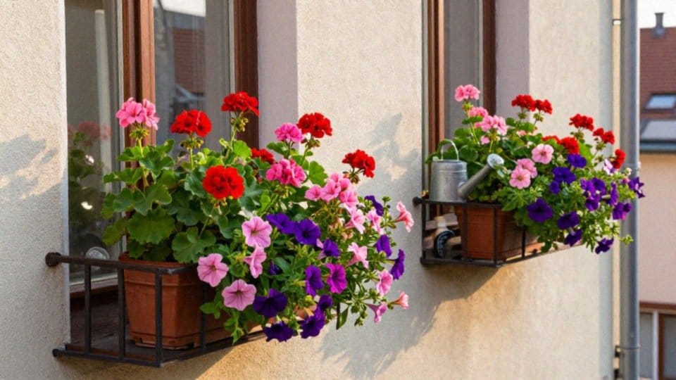 Jak podlewać i nawozić kwiaty balkonowe?