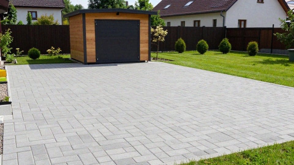 Kostka brukowa czy wylewka betonowa pod wiatę garażową?