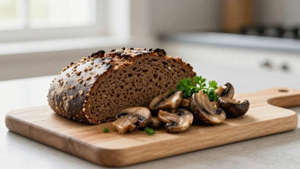 Czy grzybki pasują do takiego chleba?
