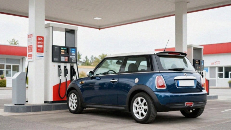 Jakie osiągi i spalanie ma Mini 2005?