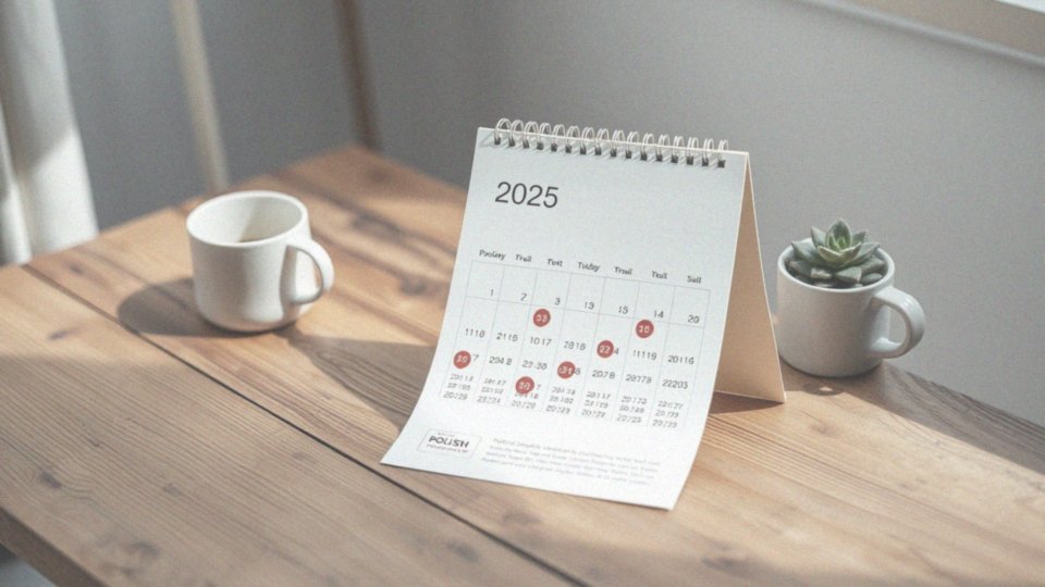 Jakie są dni wolne od pracy w 2025 roku, a niedziele handlowe?