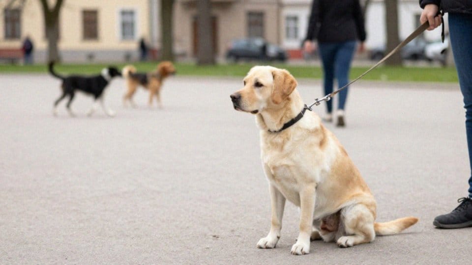 Kiedy pies nie reaguje w rozproszeniach?