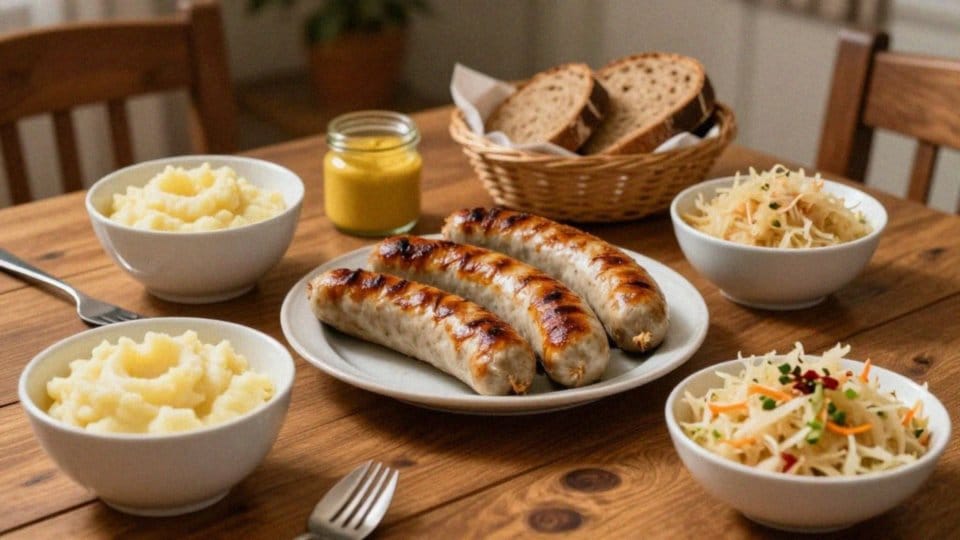 Z czym podawać pieczoną białą kiełbasę?