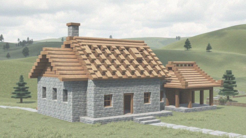 Jakie są różne typy dachów do zbudowania w Minecraft?