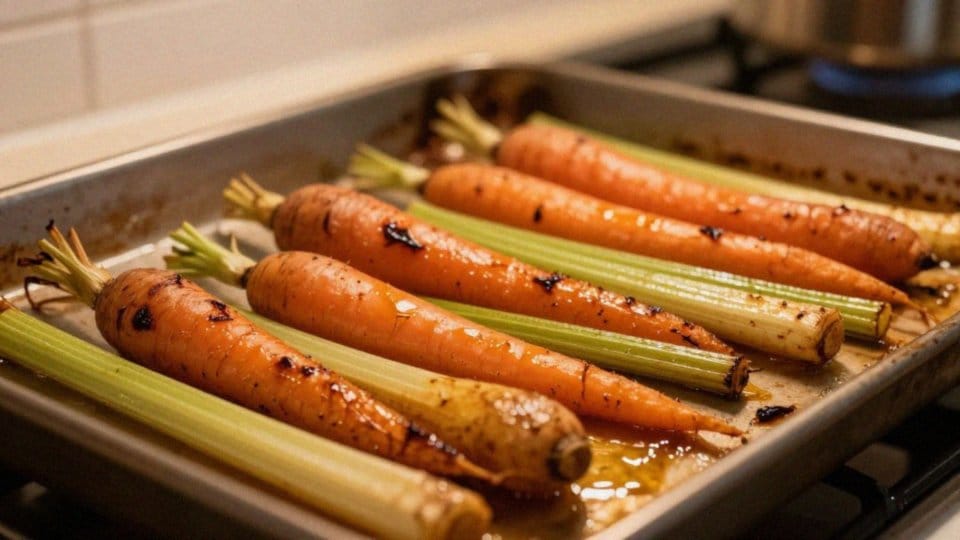 W jakiej temperaturze i jak długo piec warzywa?