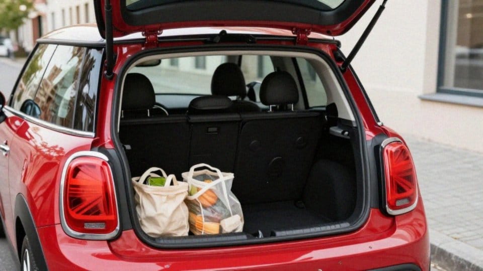 Jakie są wymiary i pojemność bagażnika Mini Cooper S?
