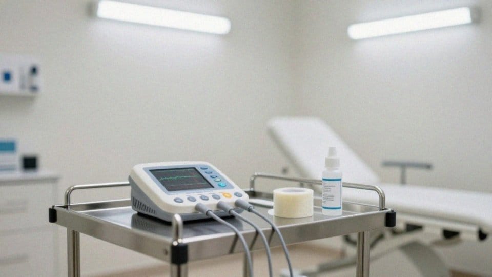 Jak przygotować skórę i zamocować elektrody?