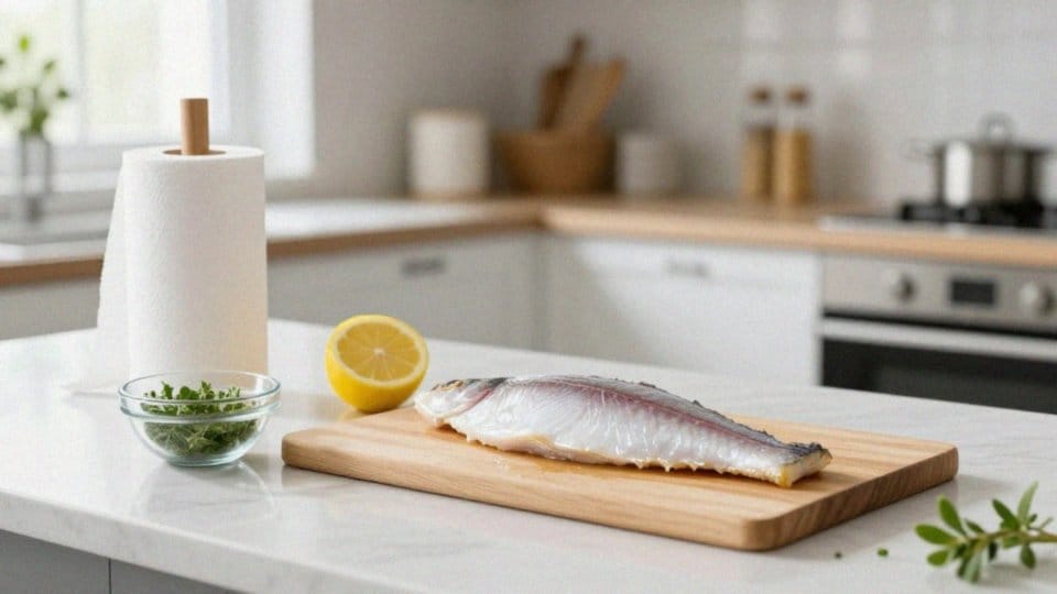 Jak oczyścić i przygotować pieczony filet z halibuta?