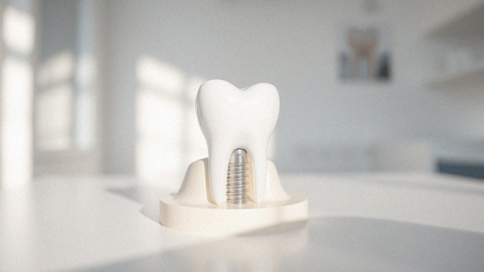 Jakie są zalety korony porcelanowej na implancie?