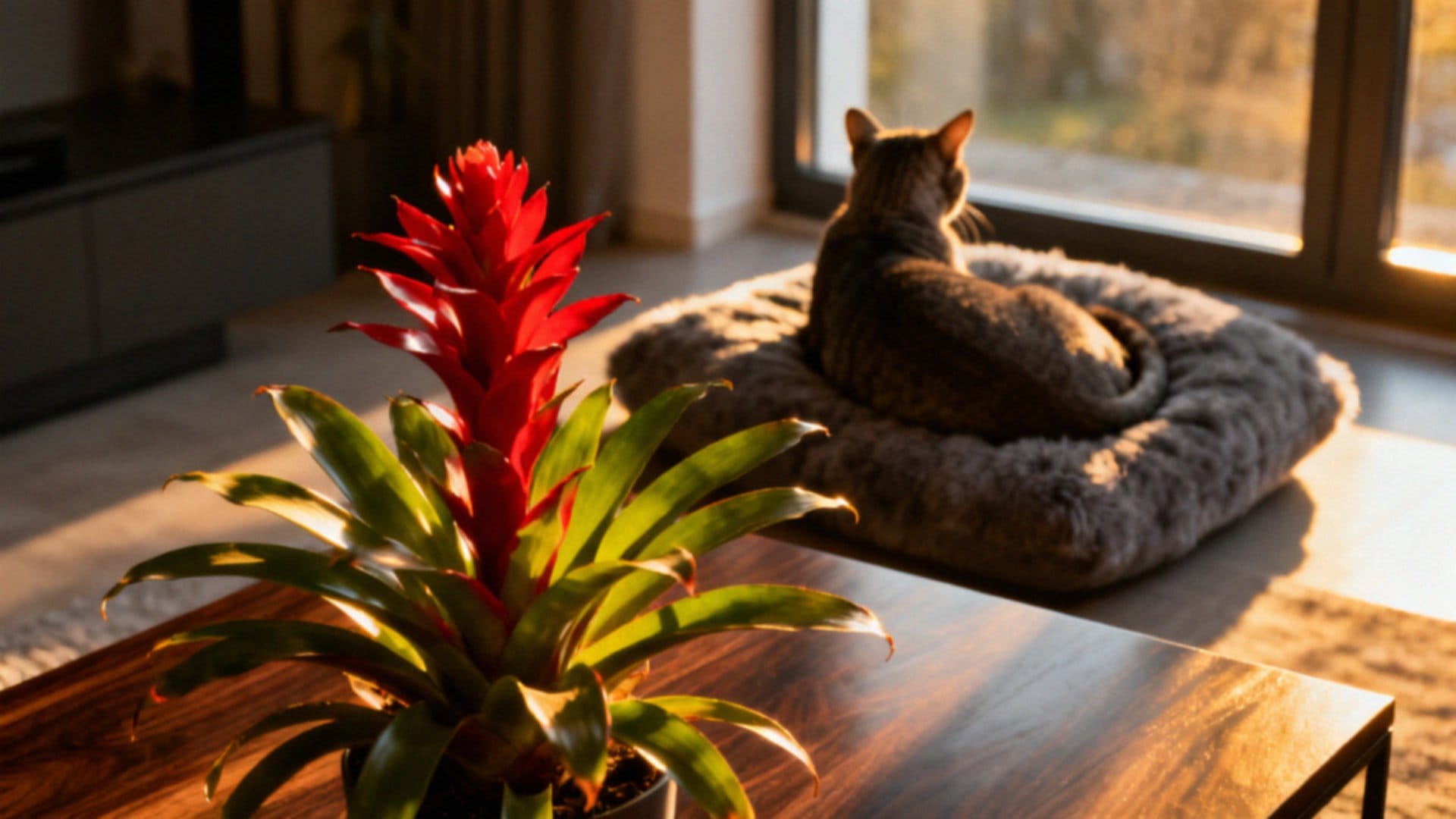 Bromelia — czy jest trująca dla kota i jak wpływa na jego zdrowie?