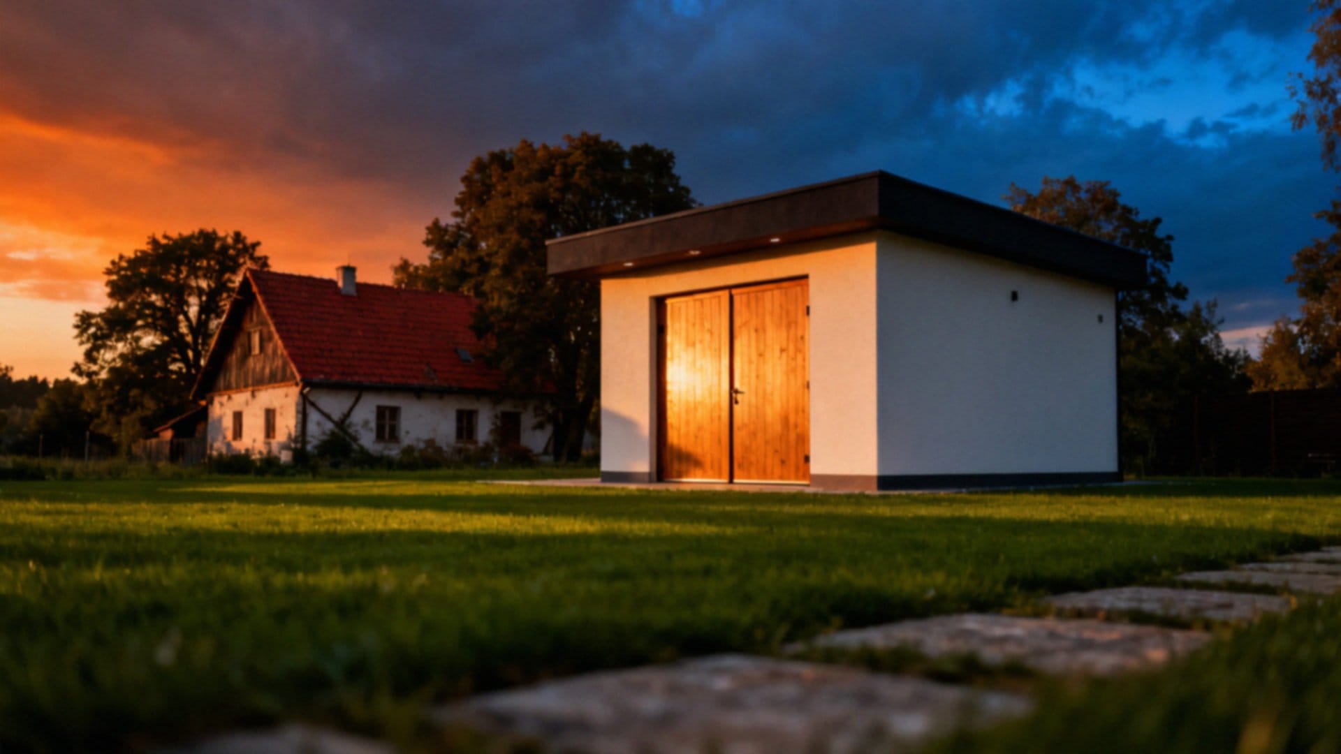 Dom i budynek gospodarczy — jak zaprojektować przestrzeń wokół domu?