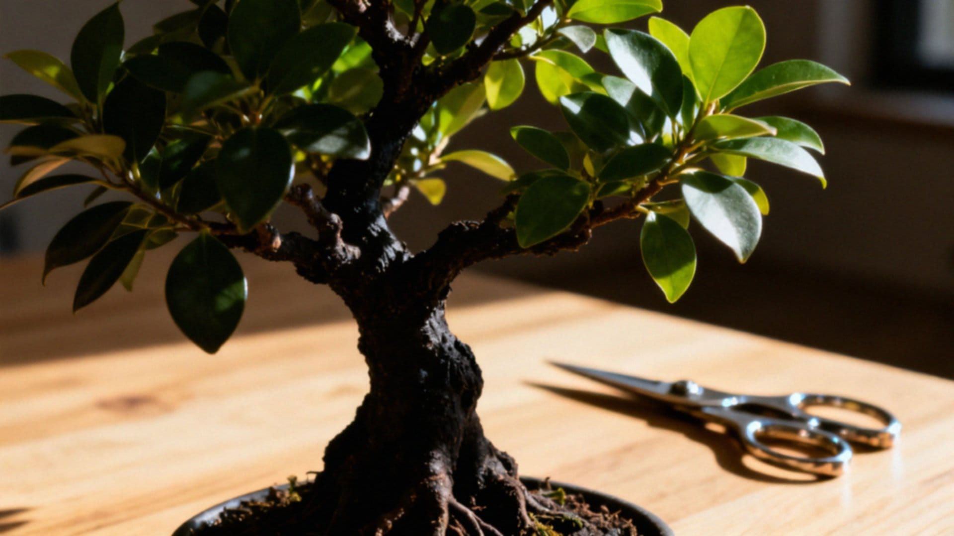 Fikus bonsai — jak przycinać, aby uzyskać zdrowy wzrost i harmonijną sylwetkę?