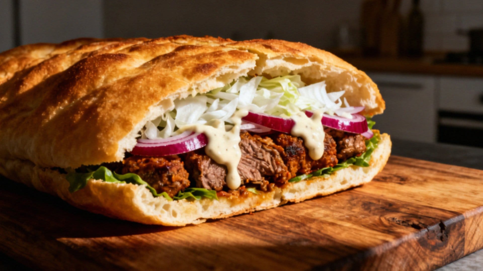 Kebab w chlebie — przepis krok po kroku na idealną przekąskę